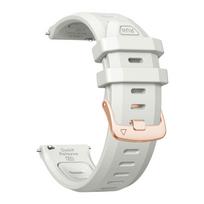 20mm Silicone Strap for Garmin Forerunner 70 straps for Garmin Forerunner 170 165 55/Venu SQ 2 /2 Plus Bracelet Vivoactive 6 5 20MM white