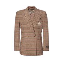 GUCCI x Adidas Originals Verslo kostiumo paltas Vyriškas Smėlio spalvos 691430-ZAKQL-9037 48 smėlis