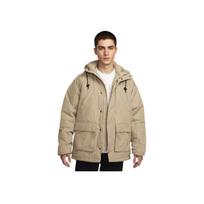 Nike Sportswear Club Therma-Fit Fleece Loose Warm Hooded Parka Men outerwear Khaki FZ0869-247 L beige