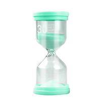 Sand Timer Hourglass Sandglass 3/5/15/30 Minutes Sand Clock Timers for Children Tooth Brushing Cooking Game School Home 30 žalia