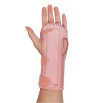 Night Wrist Brace Support Splint For Carpal Tunnel Pain Relief Hand Injury Sleep Protector 1Pc rožinė