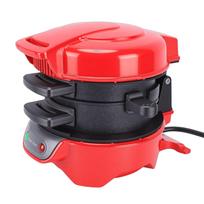 3 in 1 Breakfast Maker Sandwich Maker Burger Machine Egg Toast Grill for Students Food Lovers EU Plug red