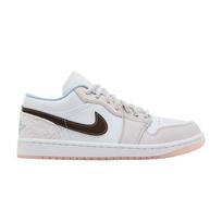Women's Sneakers Jordan 1 Low Coral (Women's) White/White/Light Soft Pink/Ironstone 43 white