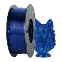1.75mm PETG 3D Printer Filament PLA 1KG Spool Printing Pen Supplies Stereoscopic Modeling High Toughness 3D Printing Material fluorescencinė mėlyna spalva