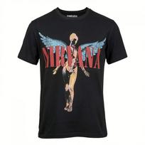 Fashion Team Nirvana Street Short Sleeve Men'S And Women'S High Nir Loose Cotton Nat Shirt Rock S brown