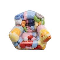 Multifunctional Transparent PVC Bean Bag Storage Chair for and Soft Items Saves Space 105x90x90CM Large 1 gray