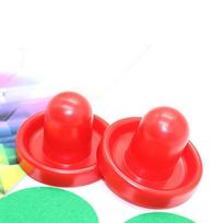 4vnt oro ritulio stalo vartai su ritulio veltinio stūmimo rankenomis Mallet Grip Red 96mm red