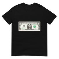 Official $1 Dollar Bill Vintage Money Design Cash Currency T-Shirt S white