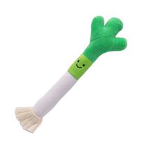 Soft Plush Green Onion Cat Toy Natural Catnip Filled Kitten Chew Molar Kick Self Play Stress Relief Bite Pet Cat Daily Supplies žalia