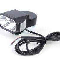 Electric Bicycle Front Light 36V 48V 60V E-Bike Headlight Waterproof LED Electric Scooter Flashlight Horn Front Lamp Accessories one size gray