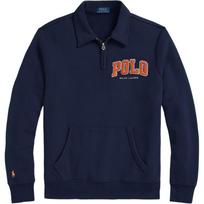 Polo Ralph Lauren RL Logo Fleece Collar Sweatshirt Men sweatshirt Nautical-Blue MNPOKNI16824157-410 M black