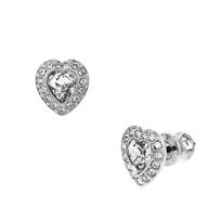 Swarovski Heart Stud Earrings Ariana Grande 5720859 gray