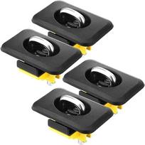 4 vnt. ištraukiami sunkvežimio kėbulo tvirtinimo inkarai Ford/Chevy black