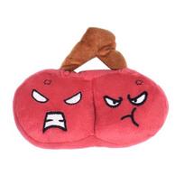 Plush Catnip Toy with Crinkle Paper Fox & Goose Designs Soft Skin-friendly Interactive Cat Toy for Anxiety Relief Solo Play A brown