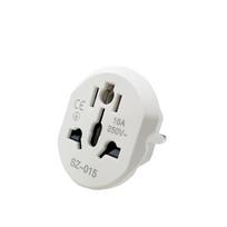 ES kištuko adapteris AU JK JAV į ES euro kištuko adapterio keitiklis Europos kelionių adapteris Australija JAV CN į ES elektros lizdas balta