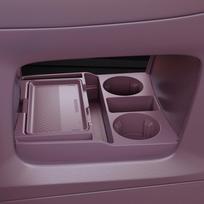 Voyah FREE+ Wireless Charging Silicone Pad - Fits 25 Models, Protective Center Console Decoration gray