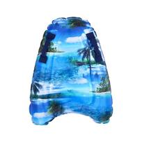 PVC Inflatable Floating Surfing Board Surfing Device Enhances Grip Surfaces Designs For Safe Water Play And Exercise blue