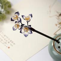 Vintage Hair Pins Classic Flower Hair Bun Women Hair Clip Pins Hair Styling Accessories Flower Hairpin Costume Headdress gray