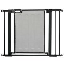Pressure Fit Safety Gate, for Staircases, Hallways, Doorways w/ Extensions Kit, 75-103CM Adjustable Width - Black 103 x 2 x 76 cm juoda