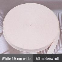 1.5/2/2.5cm Colored Cotton Herringbone Tape for Decoration & Edge Binding 27 Army Green*1.5cm* 21 strands 45 meters/roll