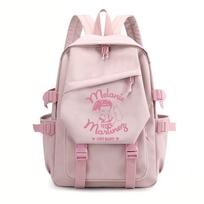 Melanie Martinez Cry Baby spausdintas kuprinė moterims mergaitėms madinga nešiojamojo kompiuterio krepšys mokyklinė kuprinė dovana 15.6 inch rožinė