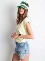 BASIC FEEL GOOD moteriški marškinėliai RVTS4833 – Ryškiai geltona – XL