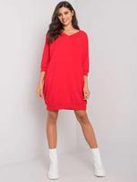 BASIC FEEL GOOD moteriška suknelė RVSK7203 – Raudona – S/M