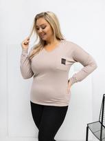 RELEVANCE moteriška palaidinė RVBZA161 – Smėlio – ONE SIZE