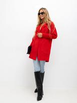 moteriškas paltas MBMPL1517 – Raudona – ONE SIZE