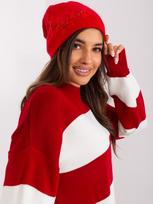 Wool Fashion Italia moteriška kepurė ATCZ2329 – Raudona – ONE SIZE