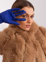Wool Fashion Italia moteriškos pirštinės ATRK238601 – Kobalto – S/M