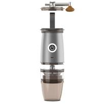 Mini Portable Burr Coffee Grinder Electric+Manual 2-in-1 Cafe Bean Grind Mill USB Rechargable with 5 Grind Settings pilka