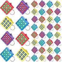 Small Toys Tic Tac Toe Game Keychain Birthday Party Favors Treasure Chest Prize Goodie Bags Stuffers For Kids Girls And Boys (As shown-31598)-OneSize blue