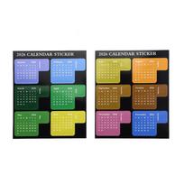 NEW DIY 2026 Calendar Stickers Colorful Durable Planner Stickers Removable Multi-functional Schedule Stickers Office balta