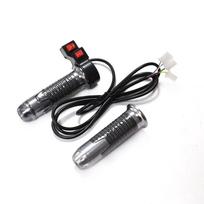 Electric Bike Scooter Twist Throttle Ebike Throttle Grip D/R High/Medium/Low Throttle Handle Electric Bicycle Accelerator Parts