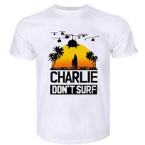 Charlie Dont Surf Tshirt Man Apocalypse Now Film Movie Men T-shirt Tee-shirt XS white
