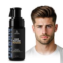 UrbanGabru Hair Texture Powder for Men | 100% Natural Based, Talc-Free Volumizing Styling Powder | Natural Finish, high volume 5GM black