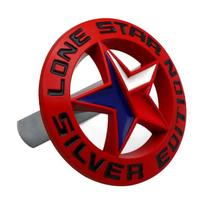 For Jeep Lone Star Texas Offroad Modified Accessories Car Logo Badge LoneStar EDITION Car Grille Air Intake Logo qa1 raudona
