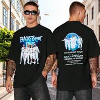 Backstreet Boys Into The Millennium Tour 2026 Tshirt Short Sleeve Summer Unisexs Tshirts Fashion Band Printing T Shirt Unisex Tees 4XL white