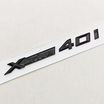 3D ABS Automobilio raidės Logotipas XDrive 40i 40d Galinės bagažinės ženklelis Šoninio sparno emblema Lipdukas BMW X3 X4 X5 X6 X7 Automobilio žymėjimo priedai ud2 black