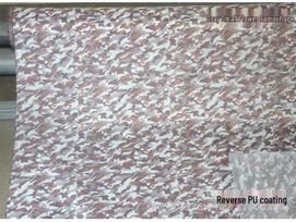 Camouflage Waterproof 190T Polyester Taffeta Fabric for Umbrella/Tent