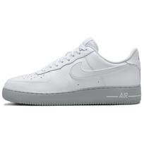 Nike Air Force 1 Low Balti su šviesiai dūminiu pilku padu sportbačiai HV6418-100 45 white
