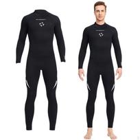 Diving Wetsuit Full Length Wet Suit Surfing Men XL black
