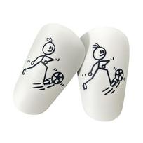 Mini Shin Pads Shock Absorbing Soccer Leg Protector Wear-resistant Football Training Shin Guards Soccer Board Size 8/10/12cm 8x5cm balta