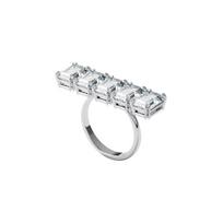 Swarovski Millenia Kokteilinis Asmenybės Mados Temperamento Krištalinis Žiedas Moteriškas 5601593 ruda