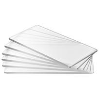 Cutting Plates, 6 Pcs, 170 x 80 x 2.5 mm, Clear Polycarbonate Material, Die Cut Pads Compatible with Die Cutting and Embossing Machine KM-1830, for