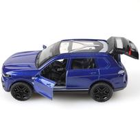 (Supakuotas) 1:36 mastelio X5 visureigio žaislinio automobilio modelis, lietas metalas, berniuko žaislas, trys durys atsidaro, atitraukimo funkcija. gray