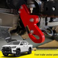 Front Tow Hook for Toyota Hilux Revo/Rocco GR Modified Left (L) Red red