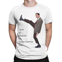 Unisexs Tshirts Mrs Beans Funny Mona Lisa Style Classic Art Meme Cool Cotton Tees Short Sleeve T Shirts Round Neck Tops Printed S white