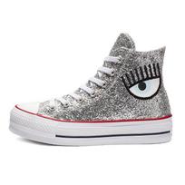 Chuck Taylor All Star Chiara Ferragni x Chuck Taylor All Star Wmns Converse 'Lift Silver' Women's 563828C 35 gray